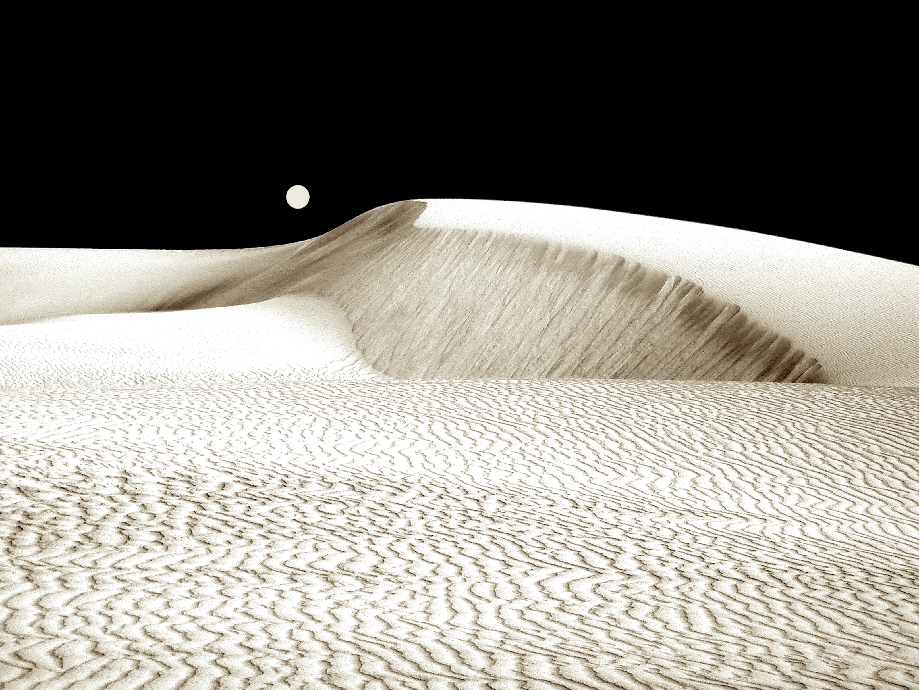 Moon Over Socortra Dunes