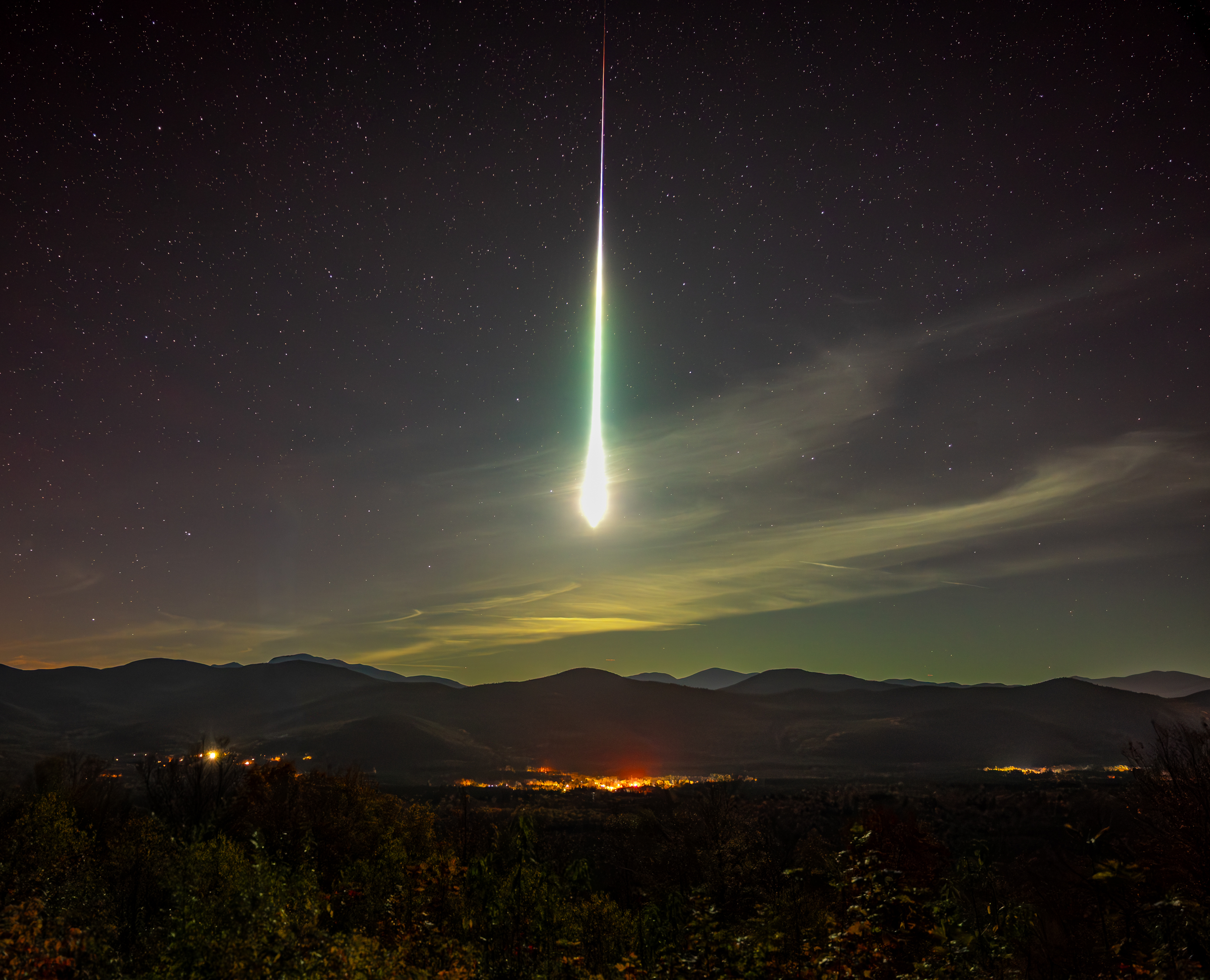 White Mountains Meteor