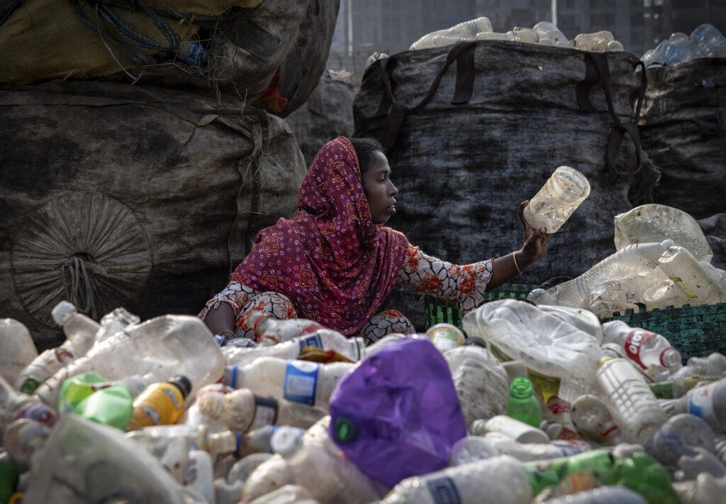 Plastic waste collection