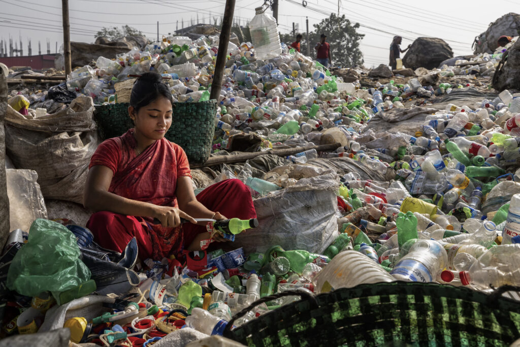 Plastic waste collection
