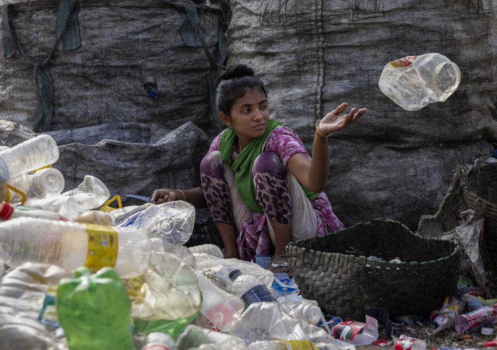 Plastic waste collection