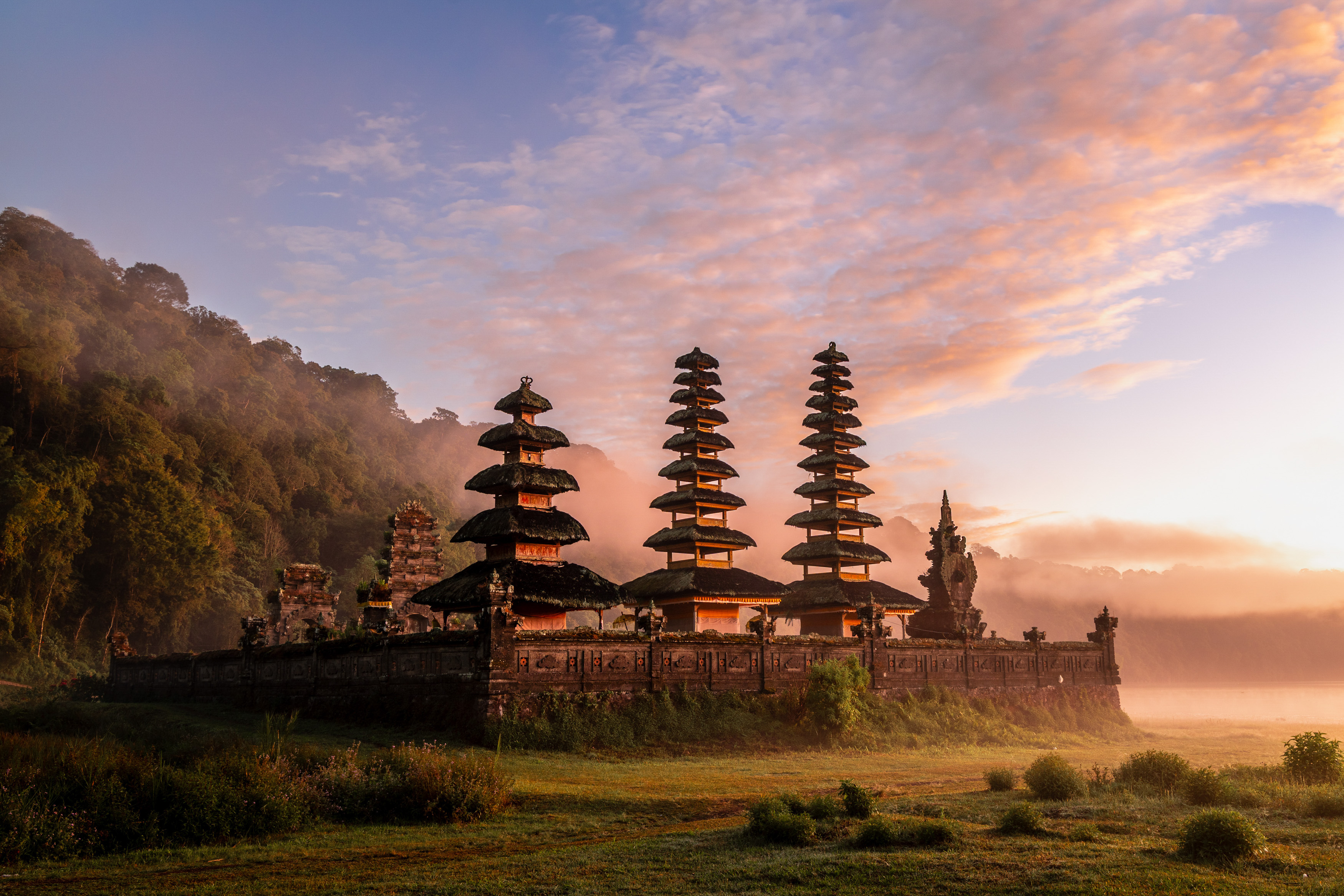 Temple at Tamblingan Lake