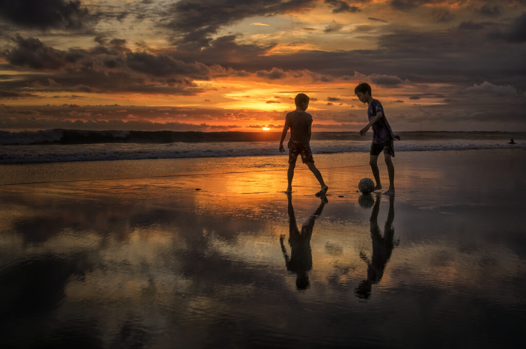 Sunset at Bali Beach