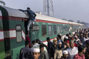 Toji train station in Dhaka