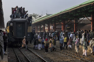 Toji train station in Dhaka