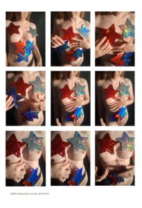 3 x 3 Grid Images of Lenoir nude in the studio