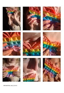 3 x 3 Grid Images of Lenoir nude in the studio